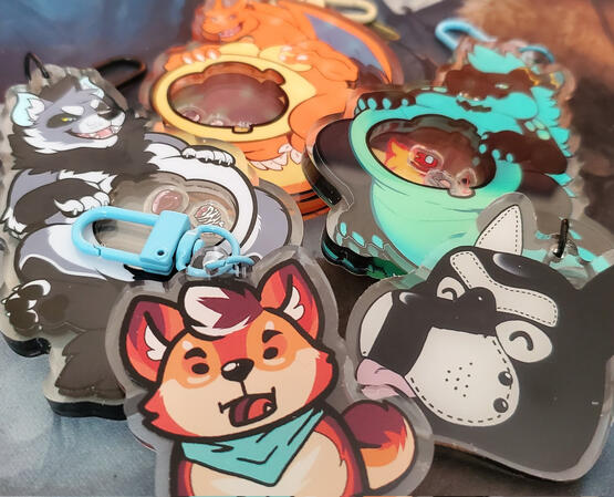 Acrylic Keychains and Shaker Keychains
